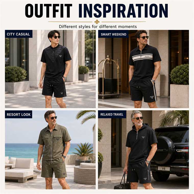 Outfit inspiration for different men's ages and styles