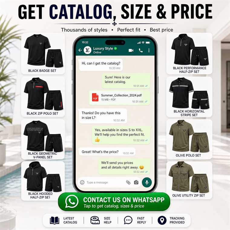 Get full catalog and price on WhatsApp final call to action